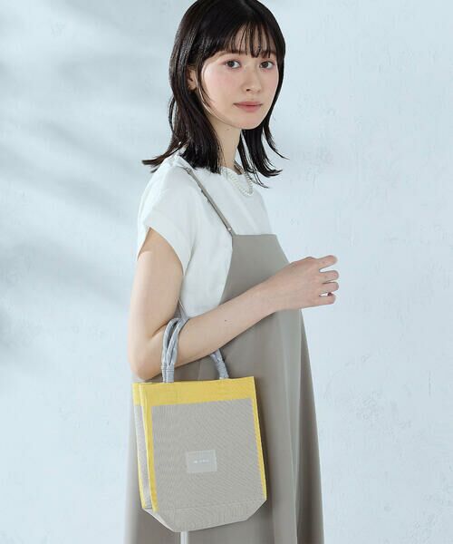 MONO COMME CA / モノコムサ トートバッグ | コードハンドル ミニトート（ベージュ）