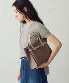 MONO COMME CA / モノコムサ トートバッグ | ベルトあおり トートバッグ