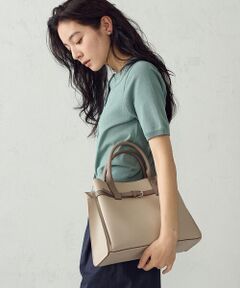 MONO COMME CA / モノコムサ トートバッグ | ベルトあおり トートバッグ