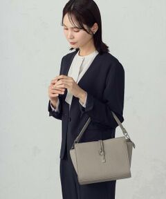 MONO COMME CA / モノコムサ ショルダーバッグ | ロゴプレート ミニショルダー
