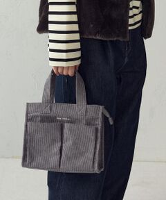 MONO COMME CA / モノコムサ トートバッグ | コーデュロイ ミニトート