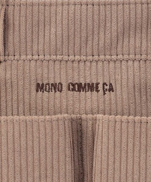 MONO COMME CA / モノコムサ トートバッグ | コーデュロイ ミニトート | 詳細15