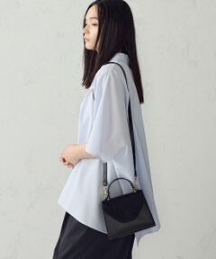 MONO COMME CA / モノコムサ ハンドバッグ | ハラコ調 ミニ トップハンドルバッグ