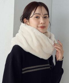 MONO COMME CA / モノコムサ マフラー・ショール・スヌード・ストール | フェイクファースヌード