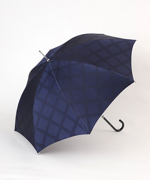 MOONBAT / ムーンバット 傘 | 雨傘 長傘 カチオンジャカード（ネイビーブルー）