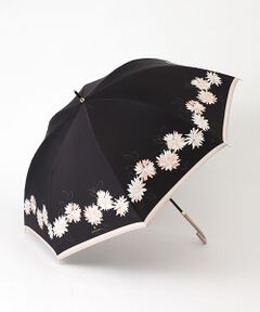雨傘 長傘 サテン花柄プリント