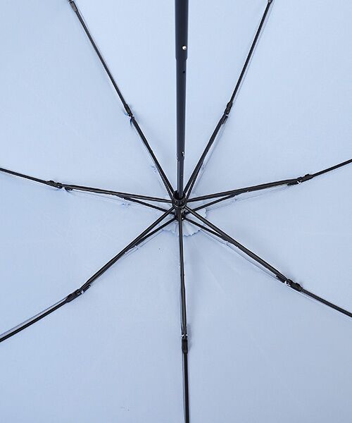 MOONBAT / ムーンバット 傘 | 雨傘 ミニ傘 プリント裾ボーダー | 詳細5
