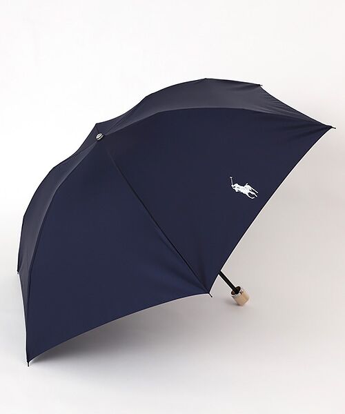 MOONBAT / ムーンバット 傘 | 雨傘 ミニ傘 無地　ＢＩＧ　ロゴ（ネイビーブルー）