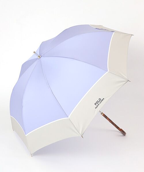 MOONBAT / ムーンバット 傘 | 雨傘 長傘 ワンポイントロゴ刺繍（ラベンダー）