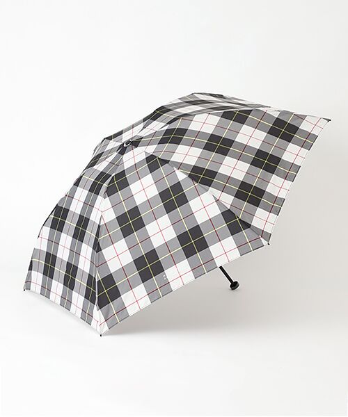 MOONBAT / ムーンバット 傘 | 雨傘 ミニ傘 チェック柄 Barbrella（オフホワイト）