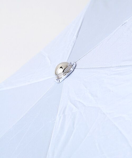 MOONBAT / ムーンバット 傘 | 日傘 晴雨兼用ミニ 無地 シルバーラメ刺繍 | 詳細2