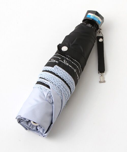 MOONBAT / ムーンバット 傘 | 日傘 晴雨兼用ミニ 無地 シルバーラメ刺繍 | 詳細4