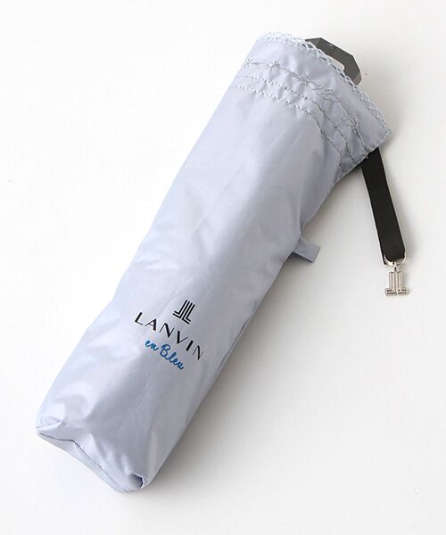 MOONBAT / ムーンバット 傘 | 日傘 晴雨兼用ミニ 無地 シルバーラメ刺繍 | 詳細5