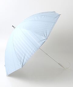 MOONBAT / ムーンバット 傘 | 日傘 晴雨兼用長 ストライプ柄プリント