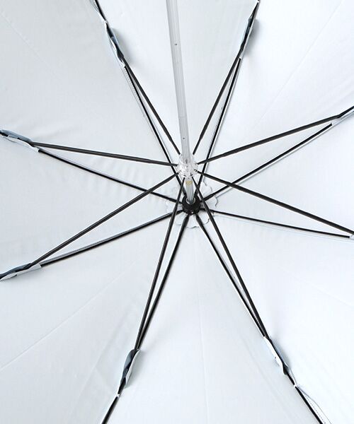 MOONBAT / ムーンバット 傘 | 日傘 晴雨兼用長 ストライプ柄プリント | 詳細5