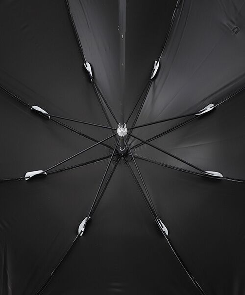 MOONBAT / ムーンバット 傘 | 日傘 晴雨兼用長傘 ポロベア ストライプリボン フワクール | 詳細3