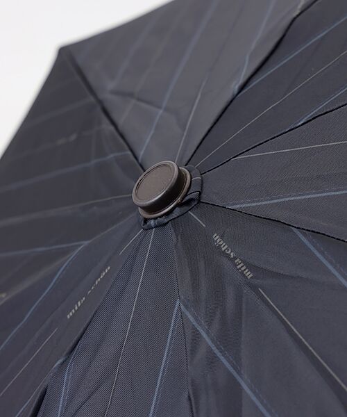 MOONBAT / ムーンバット 傘 | 雨傘 折りたたみ傘 メンズ 自動開閉 プリントストライプ | 詳細5