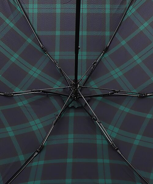 MOONBAT / ムーンバット 傘 | 雨傘 折りたたみ傘 バーブレラ チェック ロゴ | 詳細4