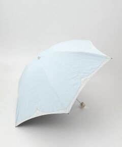 MOONBAT / ムーンバット 傘 | 日傘 晴雨兼用折りたたみ傘 バイカラー カットワーク