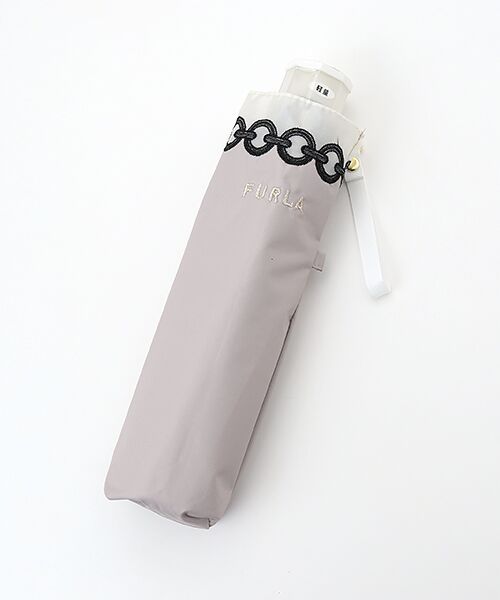 MOONBAT / ムーンバット 傘 | 日傘 晴雨兼用折りたたみ傘 オーガンジー チェーン刺繍 | 詳細5