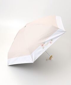 【WEB限定】日傘 晴雨兼用折りたたみ傘 コンパクト バイカラー ヌネット 猫