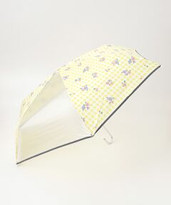 雨傘  estaa KIDS 耐風 折りたたみ傘 55cm チェックフラワー