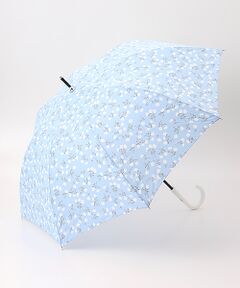 雨傘 耐風ジャンプ式 長傘 60cm UV コットンフラワー