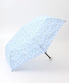 雨傘 折りたたみ傘 耐風ミニ55cm UV コットンフラワー