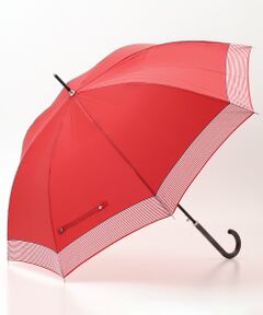 MOONBAT / ムーンバット 傘 | 【WEB限定】裾ボーダー 雨傘 長傘