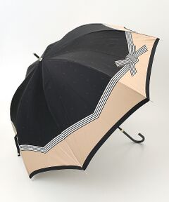 MOONBAT / ムーンバット 傘 | 雨傘 長傘 サテンプリント リボン柄