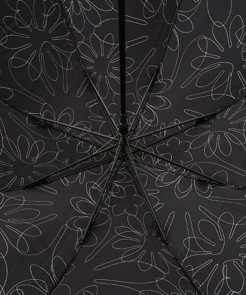 MOONBAT / ムーンバット 傘 | 雨傘 長傘 耐風 ジャンプ傘 サテンプリント 花柄 | 詳細2