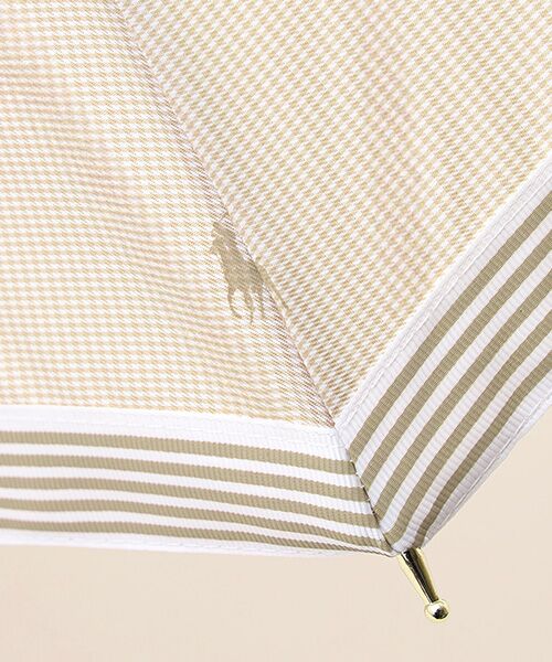 MOONBAT / ムーンバット 傘 | 雨傘 長傘 千鳥格子×ポロポニー | 詳細3