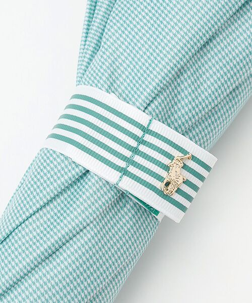 MOONBAT / ムーンバット 傘 | 雨傘 長傘 千鳥格子×ポロポニー | 詳細10