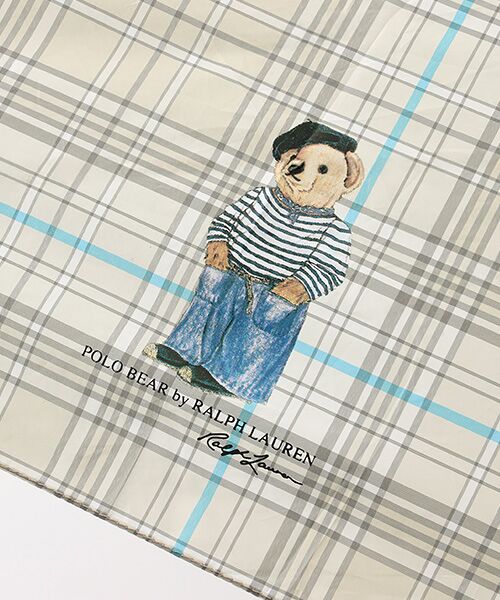 MOONBAT / ムーンバット 傘 | 雨傘 折りたたみ傘 軽量 フレンチベア×チェック | 詳細2