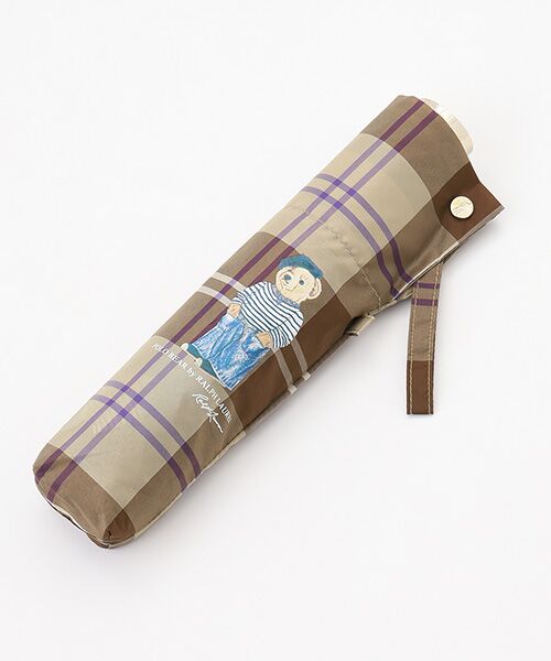 MOONBAT / ムーンバット 傘 | 雨傘 折りたたみ傘 軽量 フレンチベア×チェック | 詳細7