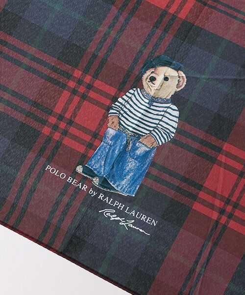 MOONBAT / ムーンバット 傘 | 雨傘 折りたたみ傘 軽量 フレンチベア×チェック | 詳細9