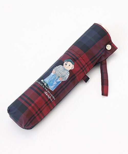 MOONBAT / ムーンバット 傘 | 雨傘 折りたたみ傘 軽量 フレンチベア×チェック | 詳細10