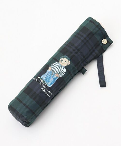 MOONBAT / ムーンバット 傘 | 雨傘 折りたたみ傘 軽量 フレンチベア×チェック | 詳細12