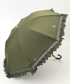 晴雨兼用日傘 折りたたみ傘 エンブフリル／遮光 遮熱 UV 日傘 晴雨兼用折 エンブフリル 折りたたみ傘 楽々開閉 遮光 遮熱