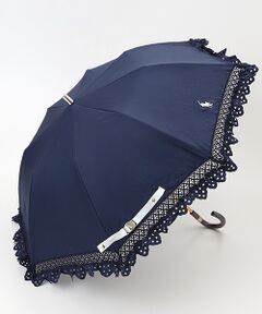 MOONBAT / ムーンバット 傘 | 日傘 晴雨兼用折 エンブフリル 折りたたみ傘 楽々開閉 遮光 遮熱 UV 晴雨兼用