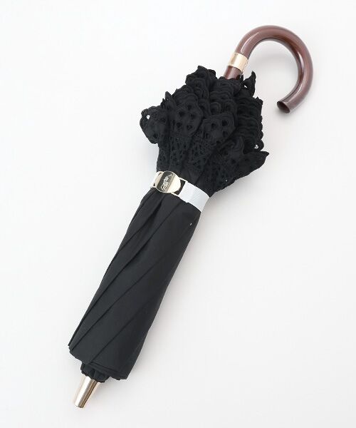 MOONBAT / ムーンバット 傘 | 日傘 晴雨兼用折 エンブフリル 折りたたみ傘 楽々開閉 遮光 遮熱 UV 晴雨兼用 | 詳細2