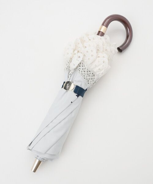 MOONBAT / ムーンバット 傘 | 日傘 晴雨兼用折 エンブフリル 折りたたみ傘 楽々開閉 遮光 遮熱 UV 晴雨兼用 | 詳細4