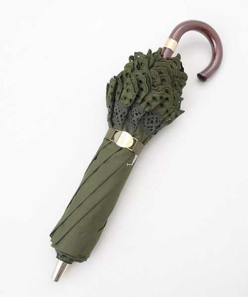 MOONBAT / ムーンバット 傘 | 日傘 晴雨兼用折 エンブフリル 折りたたみ傘 楽々開閉 遮光 遮熱 UV 晴雨兼用 | 詳細6