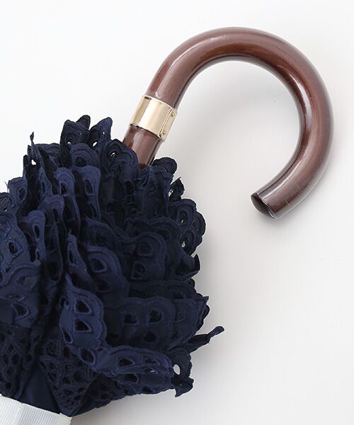 MOONBAT / ムーンバット 傘 | 日傘 晴雨兼用折 エンブフリル 折りたたみ傘 楽々開閉 遮光 遮熱 UV 晴雨兼用 | 詳細12