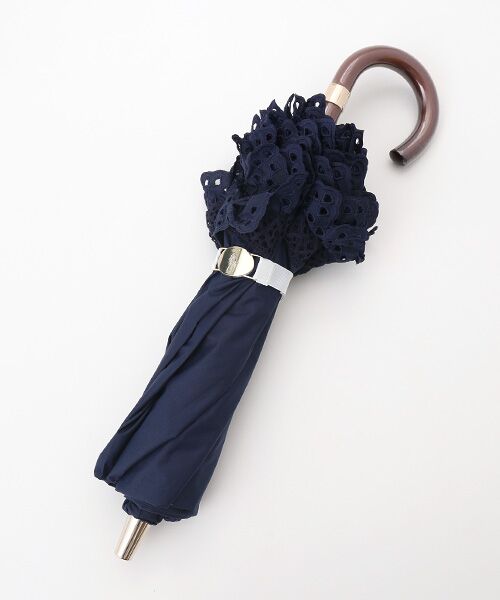 MOONBAT / ムーンバット 傘 | 日傘 晴雨兼用折 エンブフリル 折りたたみ傘 楽々開閉 遮光 遮熱 UV 晴雨兼用 | 詳細13