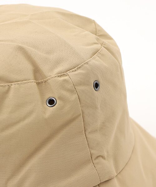 MOONBAT / ムーンバット ハット | レイングッズ レインコート 【WEB限定】レインハット 帽子 ポロポニー 無地 撥水 遮光 あご紐付き | 詳細3