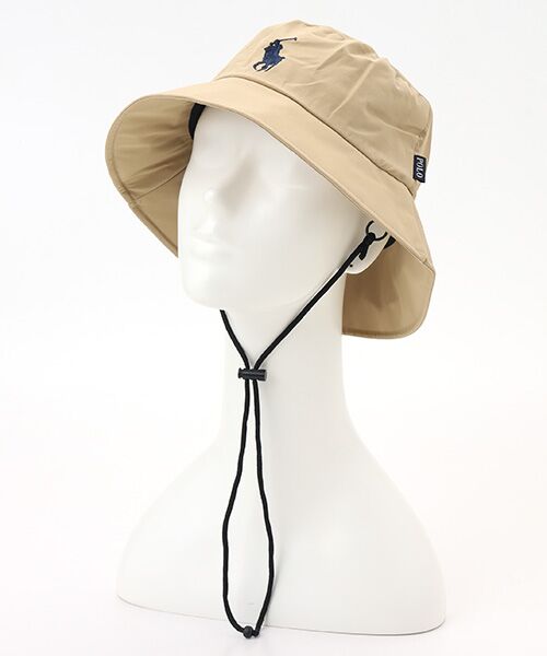 MOONBAT / ムーンバット ハット | レイングッズ レインコート 【WEB限定】レインハット 帽子 ポロポニー 無地 撥水 遮光 あご紐付き | 詳細7