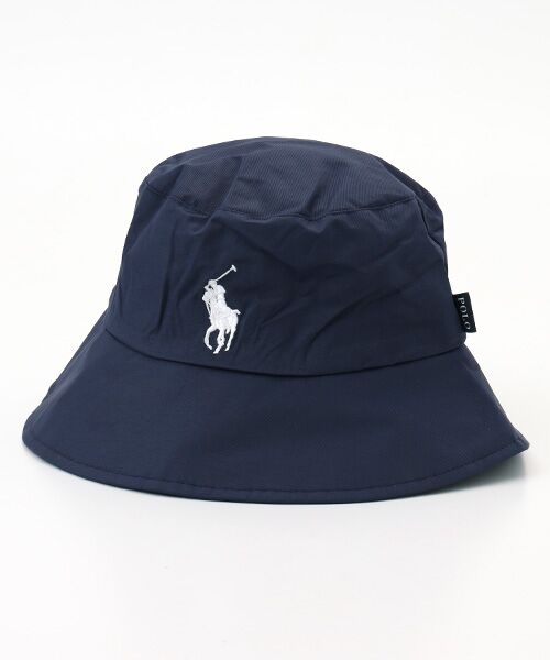 【POLO RALPH LAUREN】レインハット 帽子 ポロポニー 無地 撥水 レイングッズ レインコート 【WEB限定】レインハット 帽子