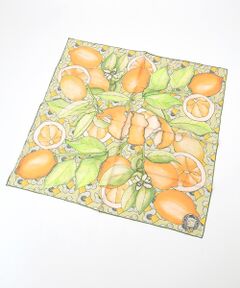 MOONBAT / ムーンバット マフラー・ショール・スヌード・ストール | ネックアイテム  シルクツイルスカーフ Citrus 68×68cm 日本製