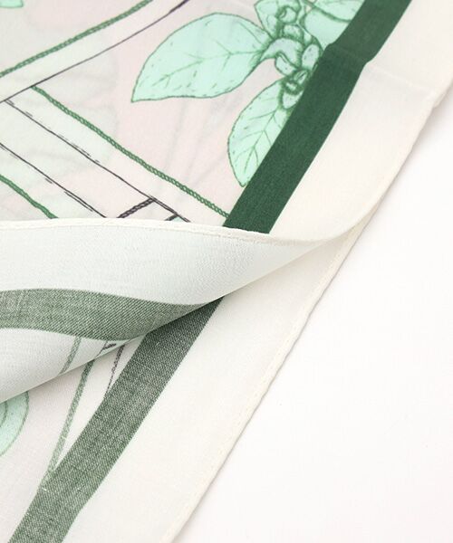 MOONBAT / ムーンバット マフラー・ショール・スヌード・ストール | ネックアイテム  ハンカチーフ Picture Postcard 52×52cm 日本製 | 詳細2